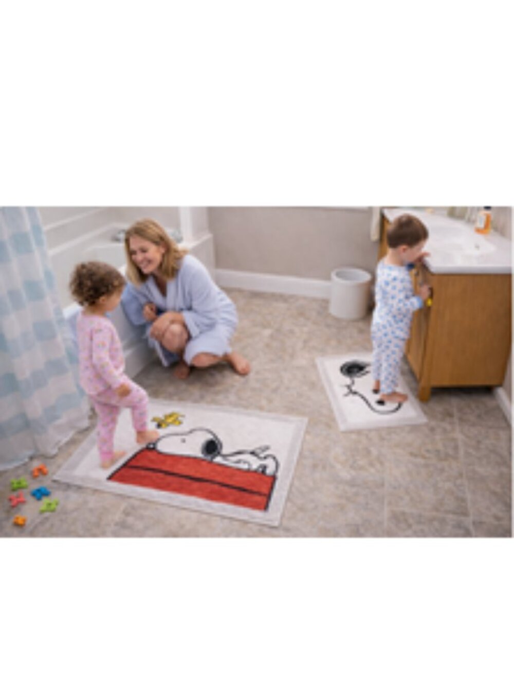 NWT & HTF ~ THE BIG ONE Peanuts 2-Pack Bathroom Rugs - Picture 9 of 16